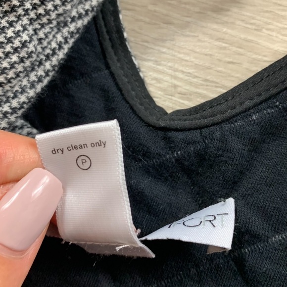 Creatures Of Comfort Houndstooth Quilted Skater Mini Dress - Picture 8 of 10